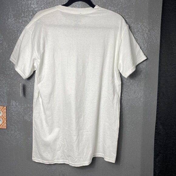 Altru funny white “Strangers” (spoof of Friends) short sleeve t-shirt. size M - Picture 7 of 7